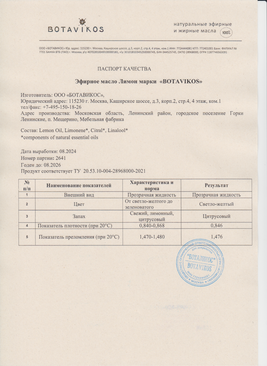 Паспорт №082024